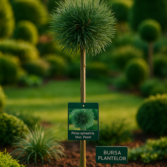 Pinus sylvestris 'Blue Pearl' altoit pe picior
