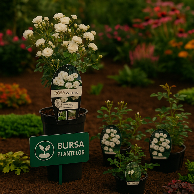 Trandafir Arbustiv Crystal Fairy - Rosa (Shrub Grp) Spelarosa Crystal Fairy