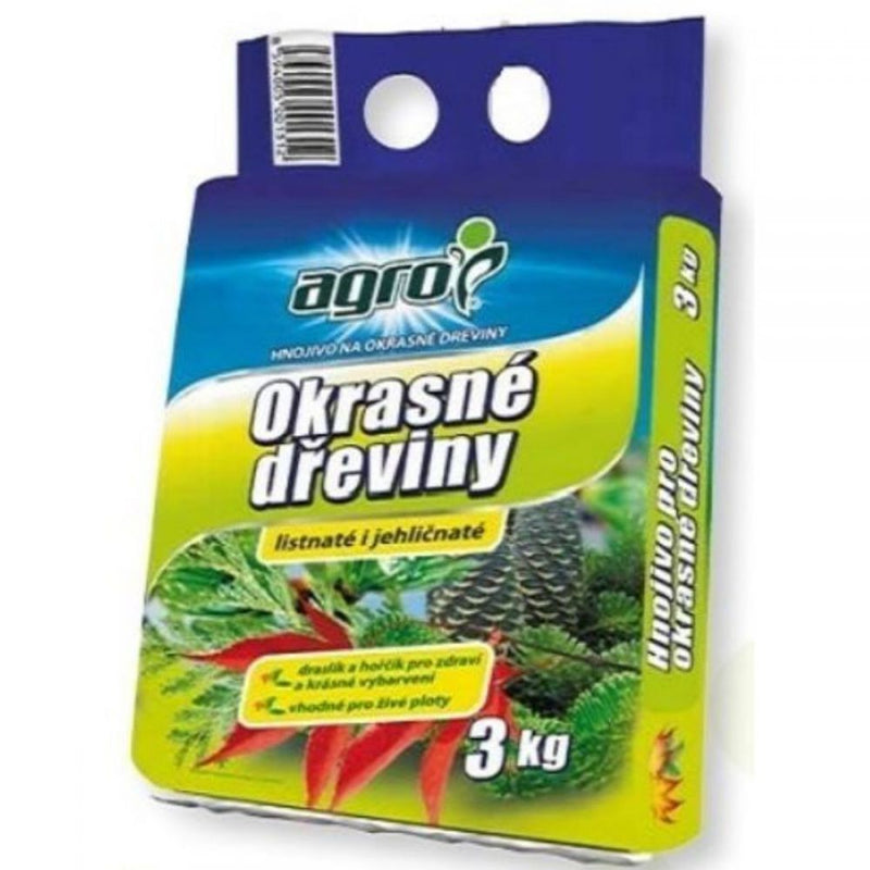 Ingrasamant pentru Arbusti Decorativi AGRO, 3 kg – Granule cu Potasiu si Magneziu